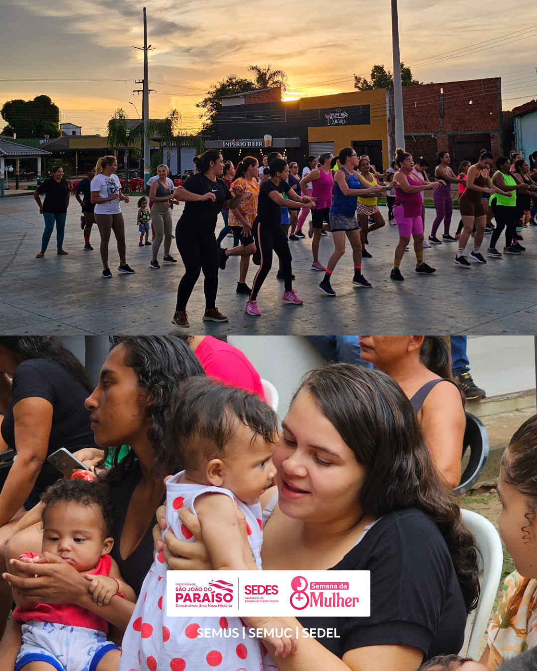 Prefeitura de São João do Paraíso realiza a Semana da Mulher com ações de autocuidado e prática...