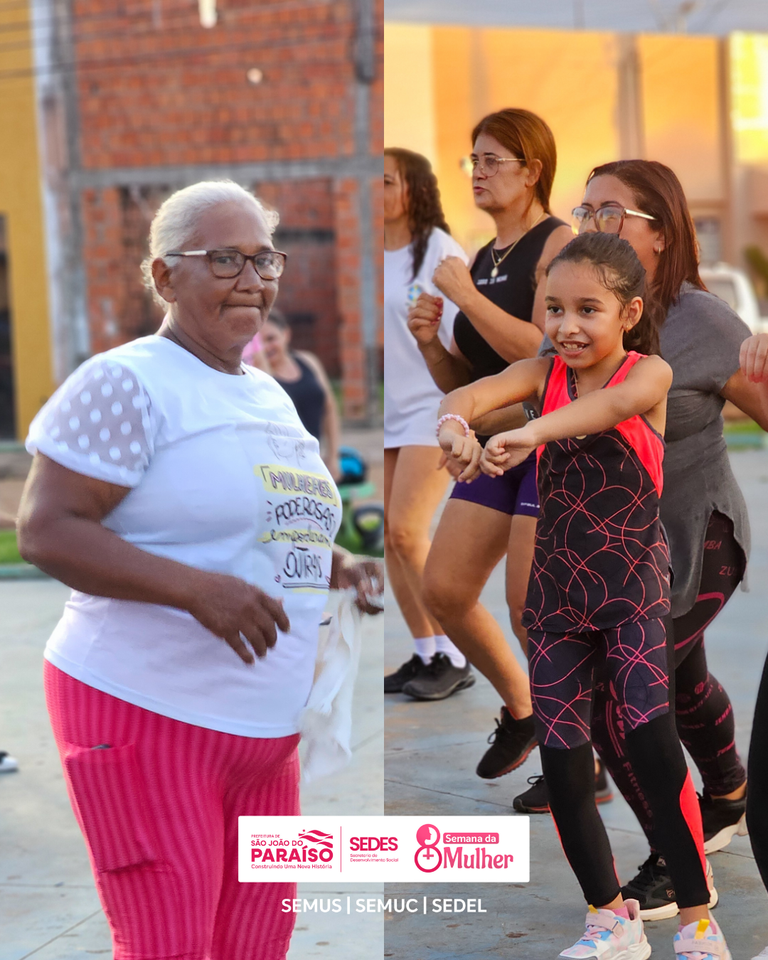 Prefeitura de São João do Paraíso realiza a Semana da Mulher com ações de autocuidado e prática...